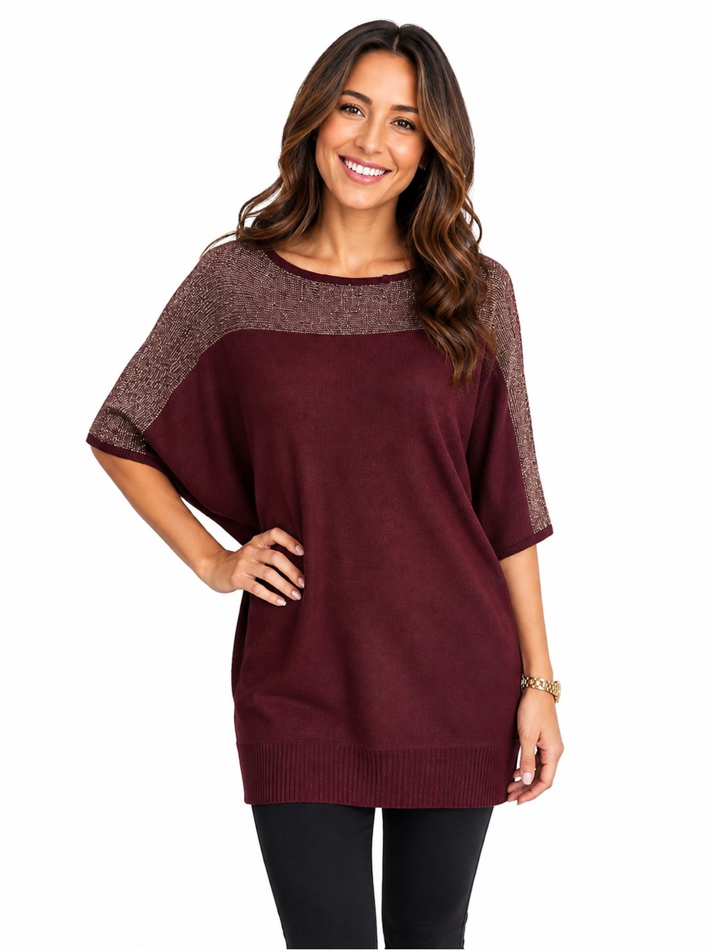 New York & Company tunic sweater, Size M
